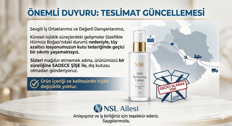NSL Tüy Azaltıcı Losyon 100ml + ROLON HEDİYE