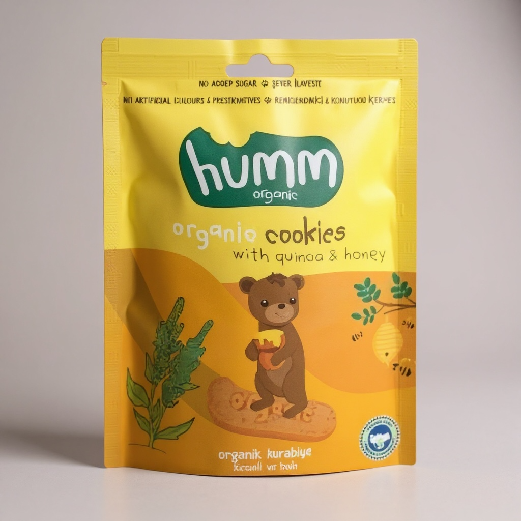 Organik Ballı ve Kinoalı Kurabiye - 55g