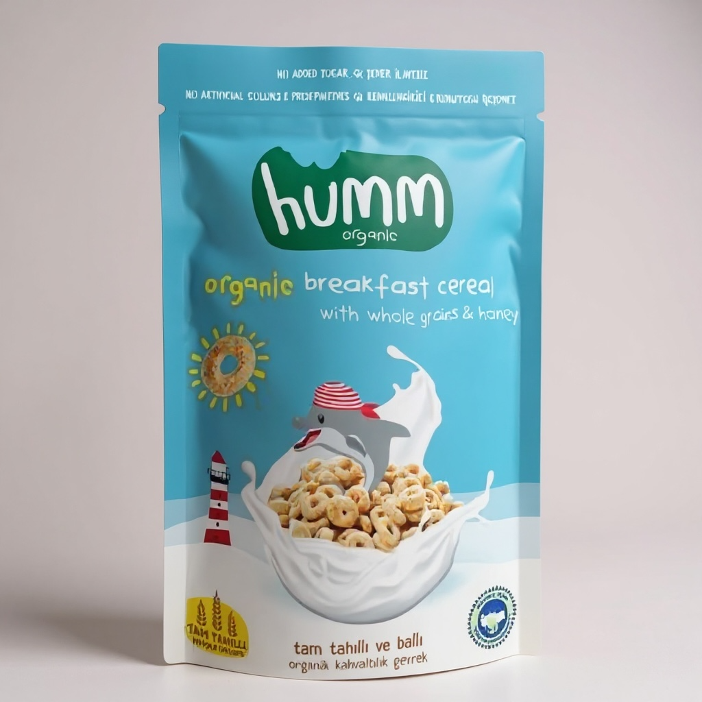 Organik Tam Tahıllı ve Ballı Kahvaltılık Gevrek - 80g