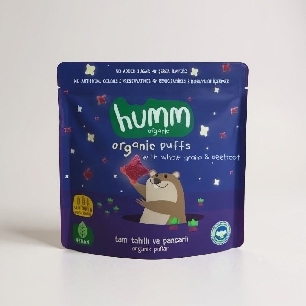 Organik Vegan Pancarlı ve Tam Tahıllı Puflar - 30g