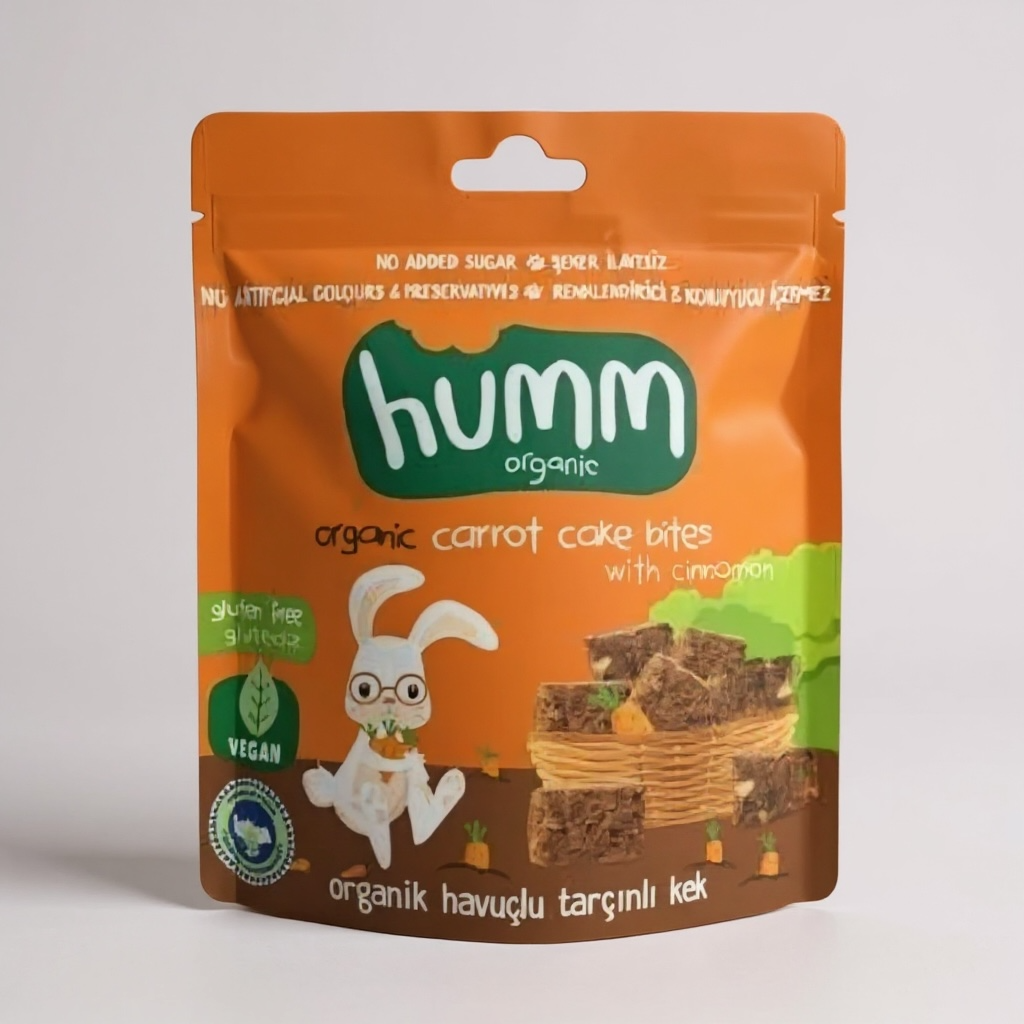 Organik Glutensiz Vegan Havuçlu ve Tarçınlı Kek - 30g