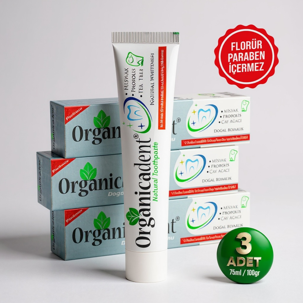 Üçlü Koruma Doğal Diş Macunu (3'lü Paket)