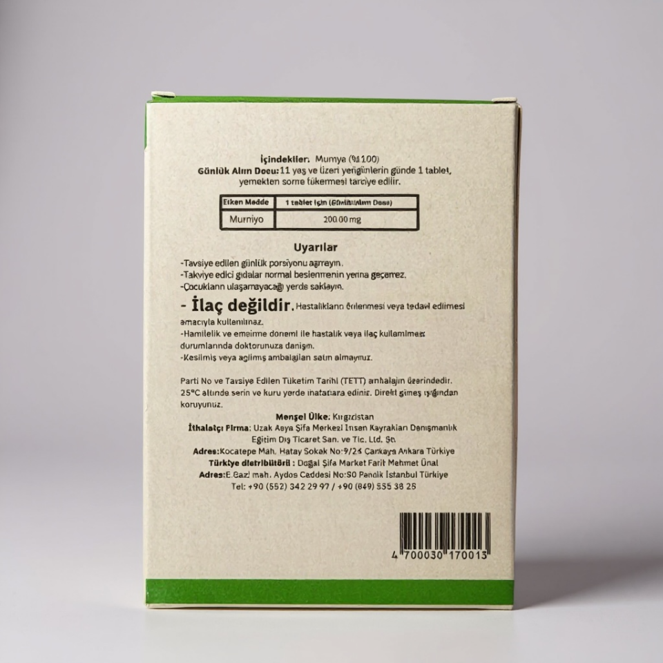 Mumiyo Tablet 30'lu