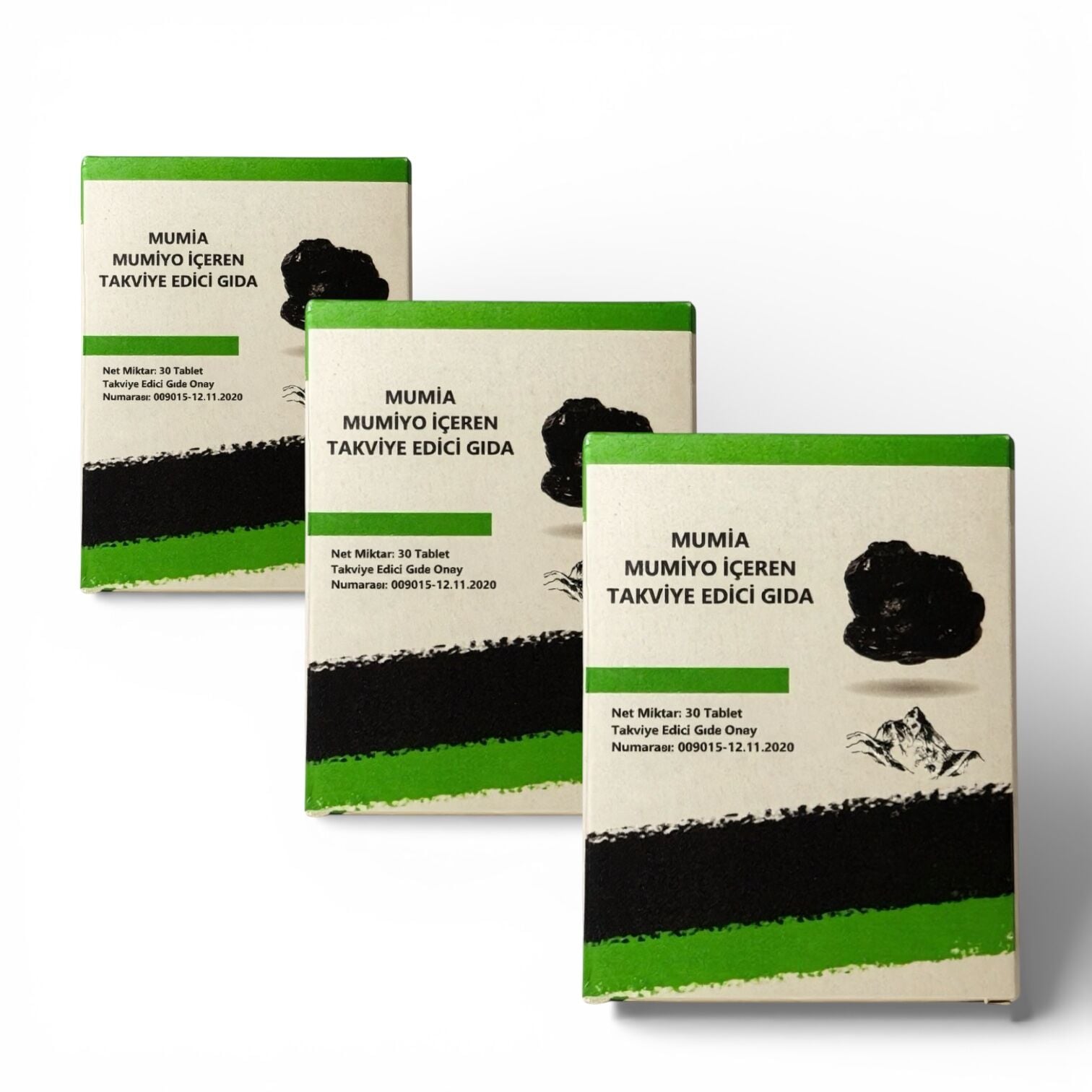 Mumiyo Tablet 30'lu x3 ad