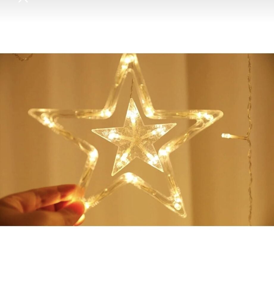 Ramazan Süsü/Ay Hilal Yıldız Perde Led