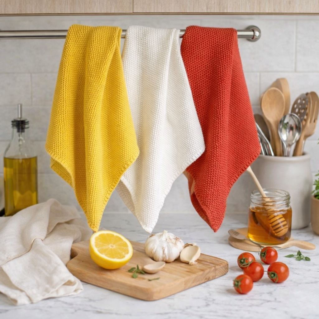 Portakal, Sarı, Krem Elbezi, Organik Çok Amaçlı Bez 1 adet