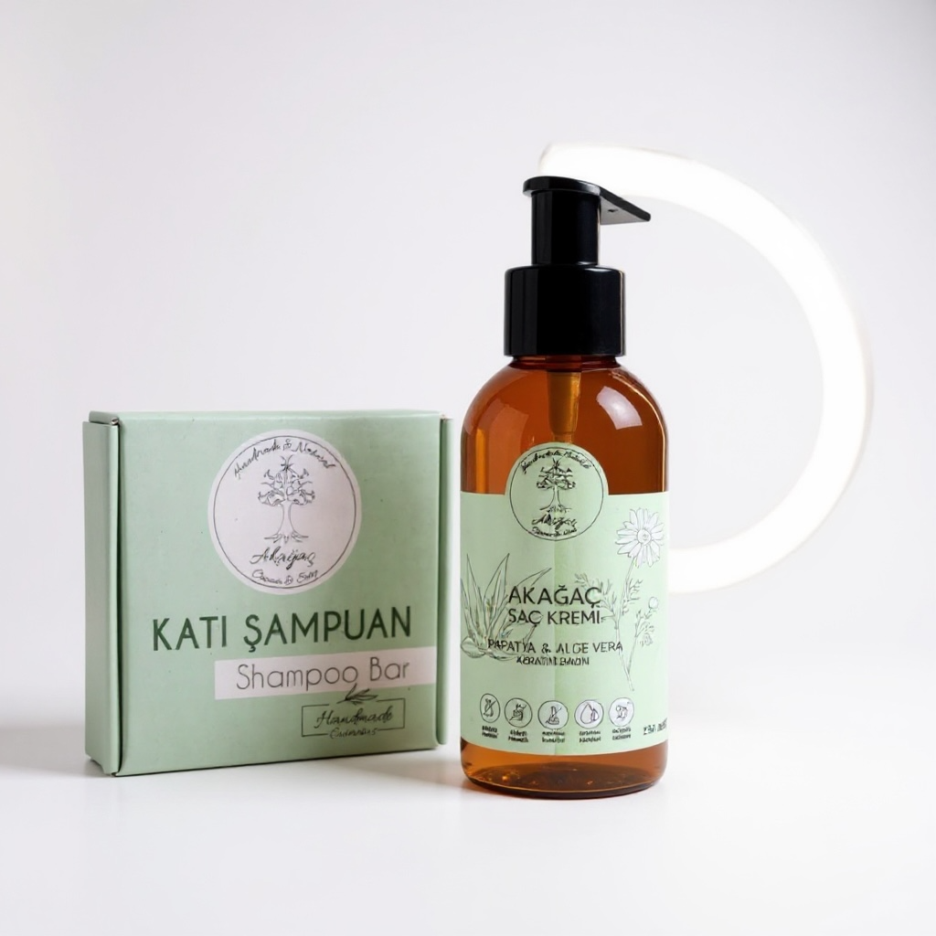 Analiz Raporlu Katı Şampuan + Saç Kremi