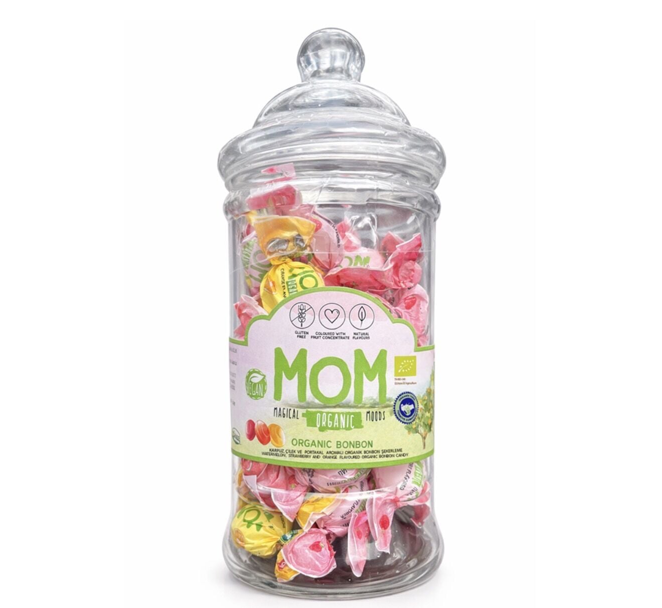 Organik Bonbon Nostaljik Bayram Kavanozu