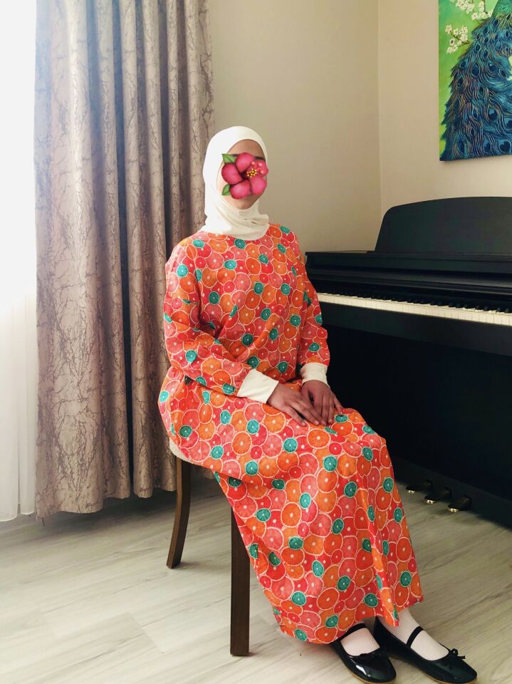 Karpuz Desen Elbise Çocuk