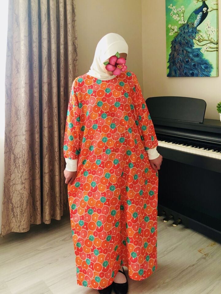 Karpuz Desen Elbise Çocuk