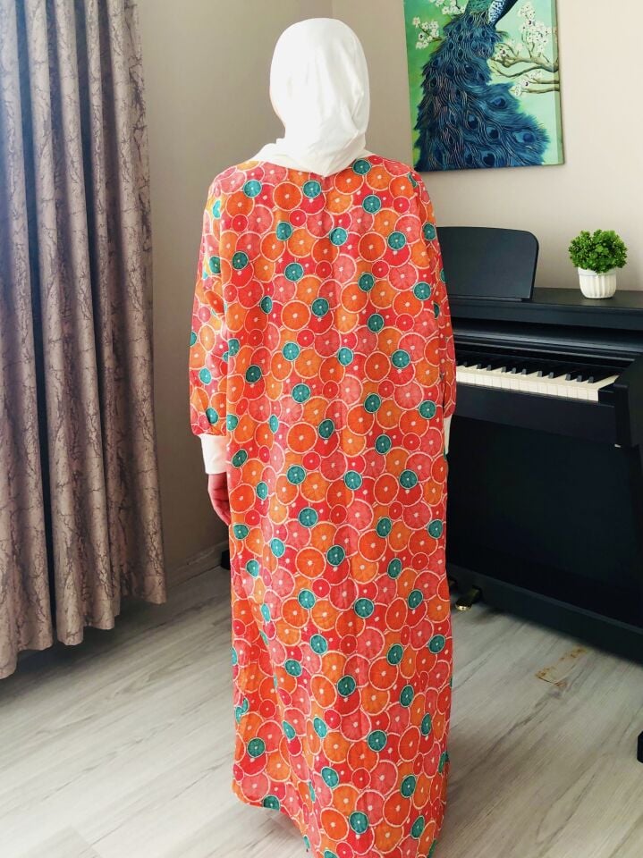 Karpuz Desen Elbise Çocuk