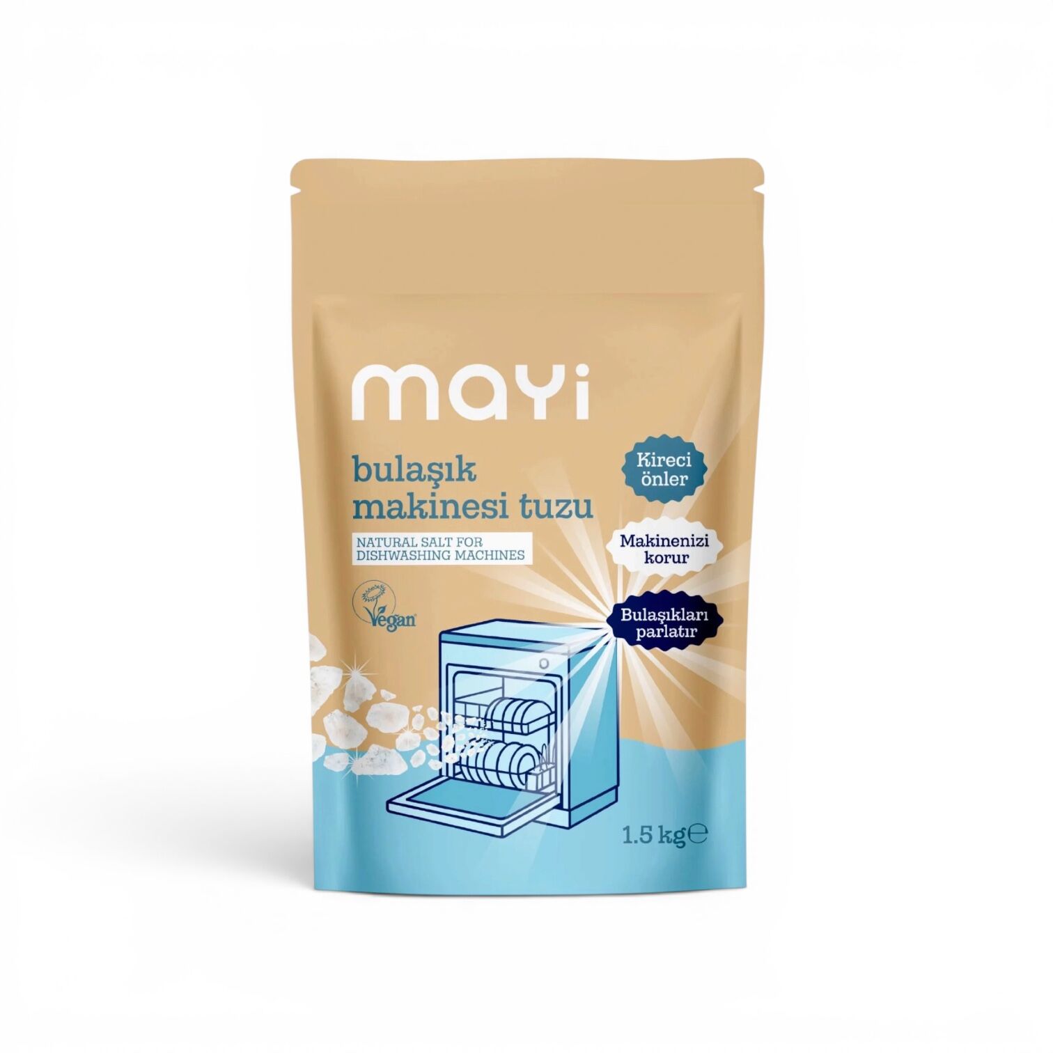 MAYİ DOĞAL BULAŞIK MAKİNESİ TUZU 1500 GR