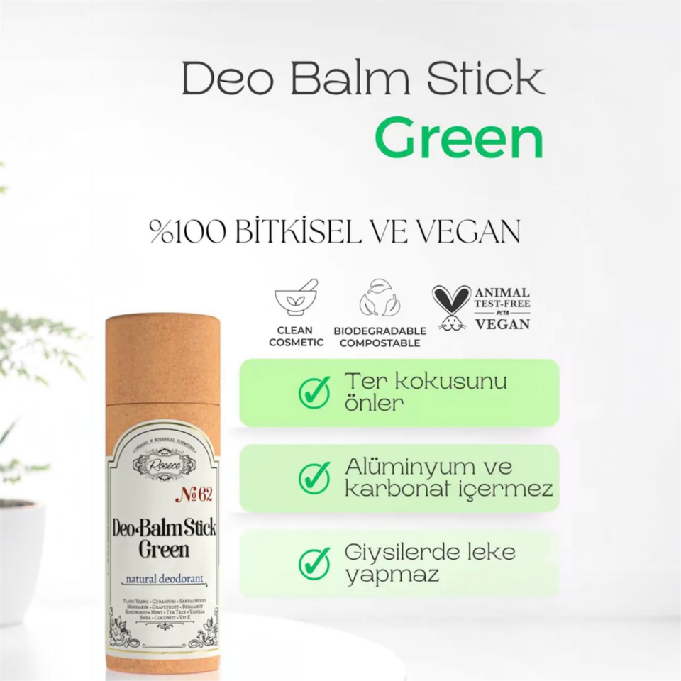Deo Balm Stick Green