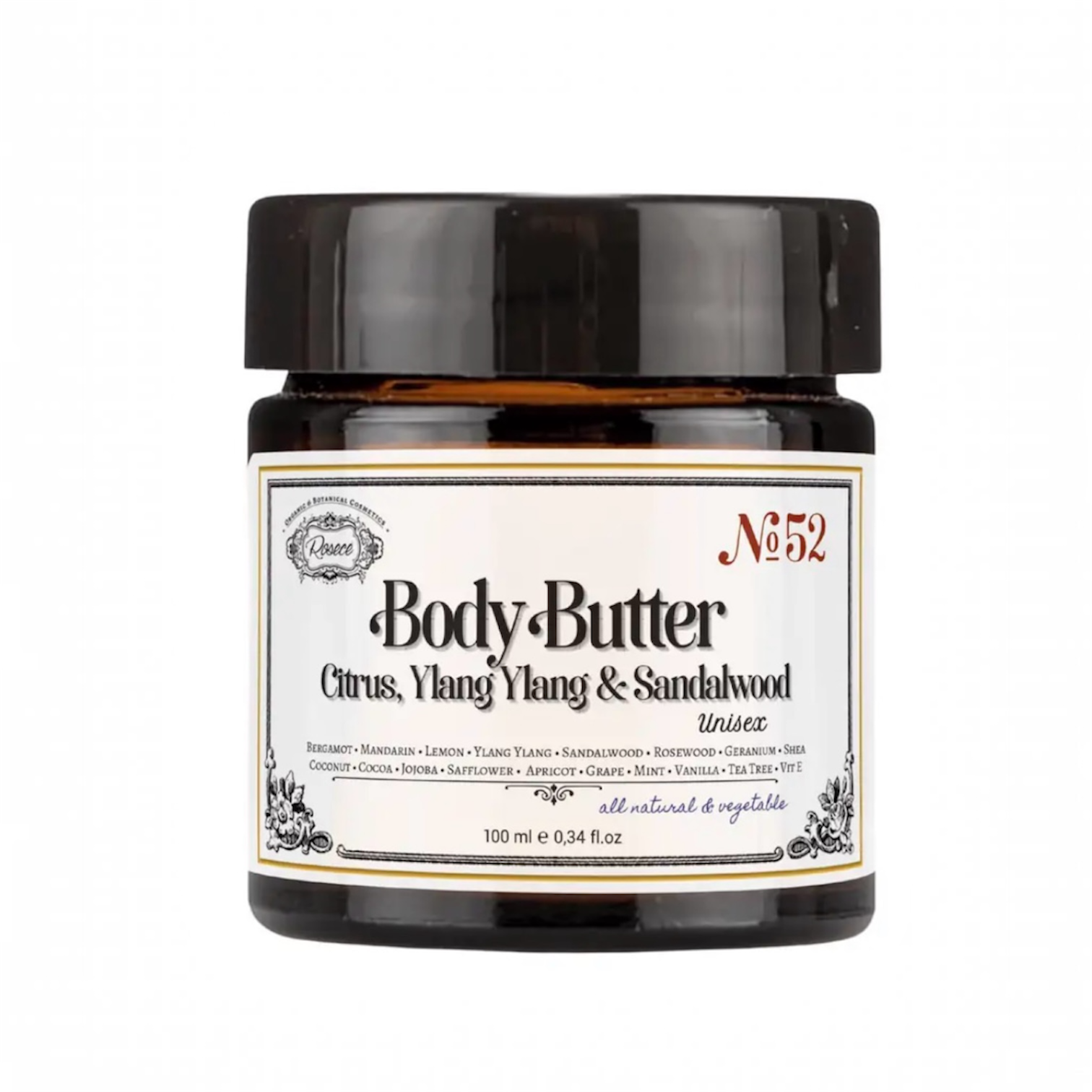 Katı Vücut Yağı/Body Butter / Narenciye Ylang Ylang ve Sandalağacı