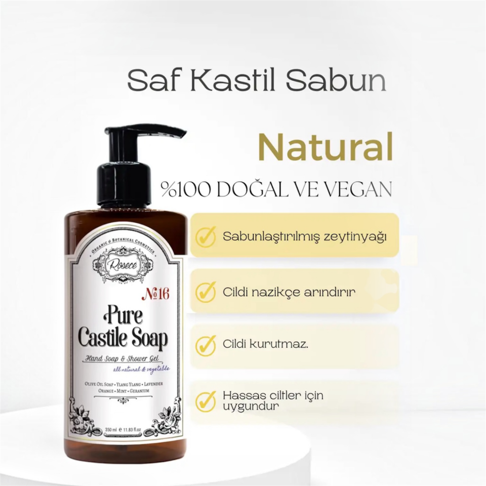 Sıvı Kastil Sabun/ Doğal Duş Jeli