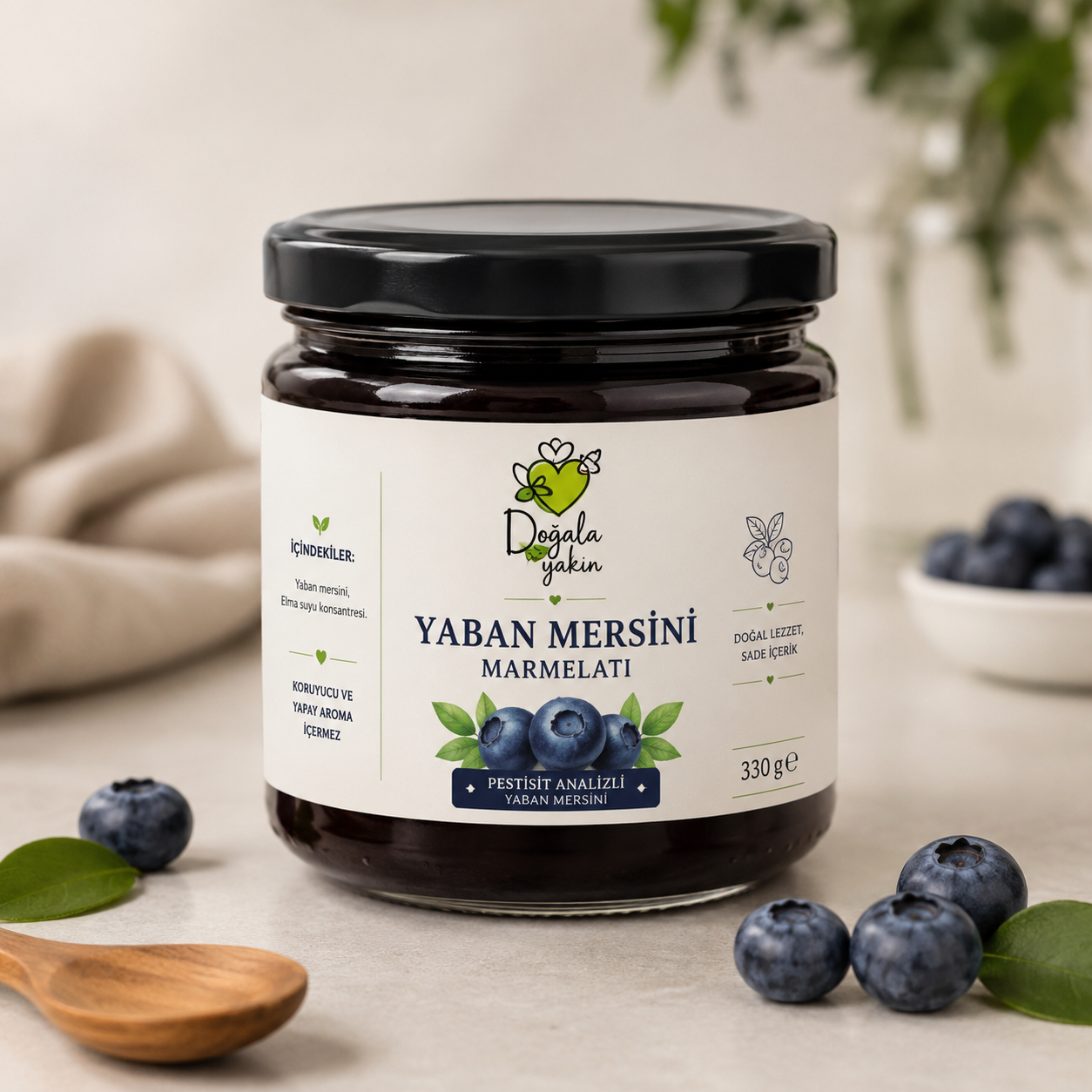 Yaban Mersini Marmelatı 330gr