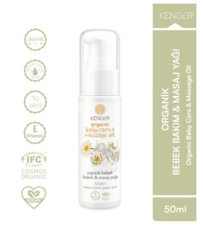 Organik Bebek Bakım & Masaj Yağı 50 ml